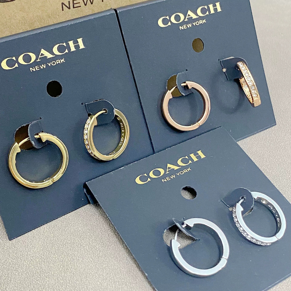 Coach Rhinestone Earrings